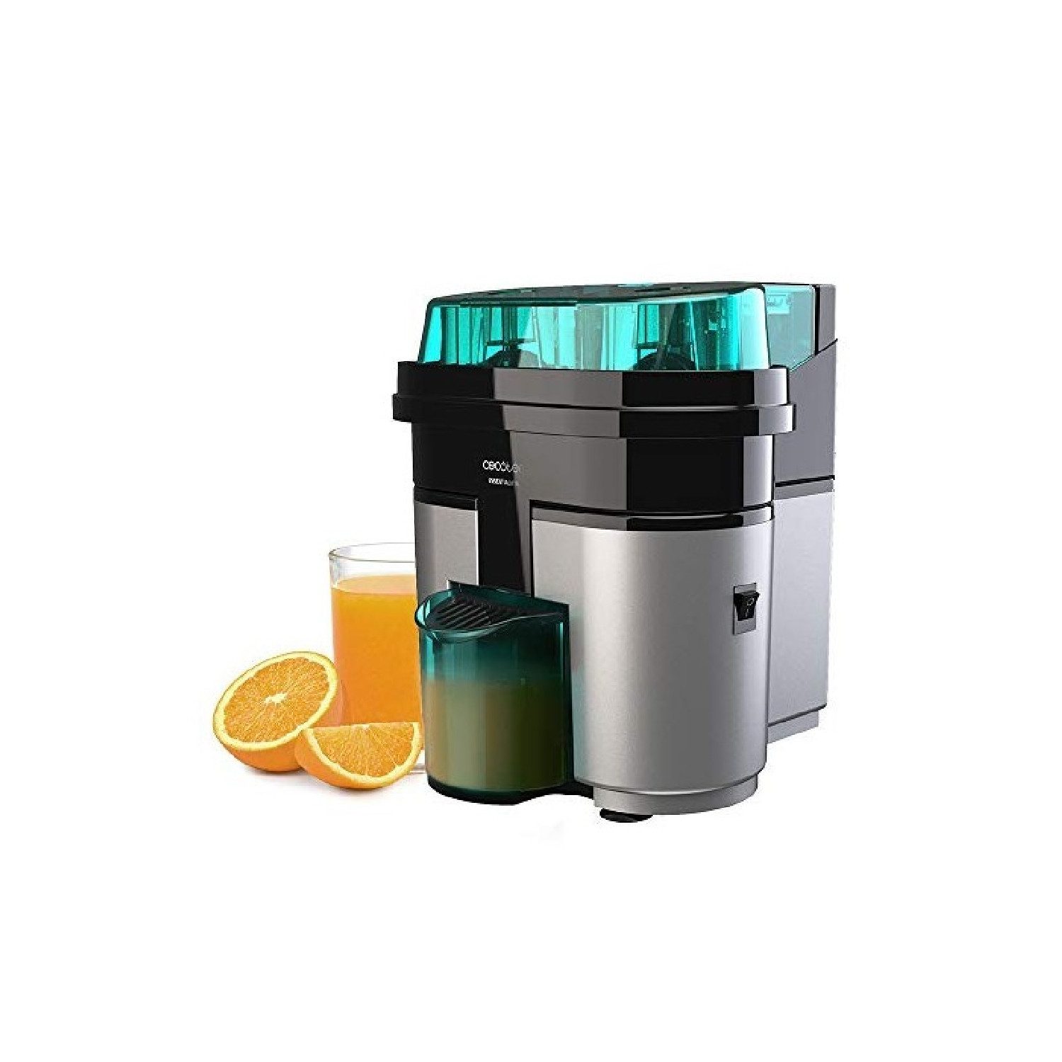 Cecotec Zitruspresse Essentialvita Twice Black, 90 W, Essentialvita Twice Black