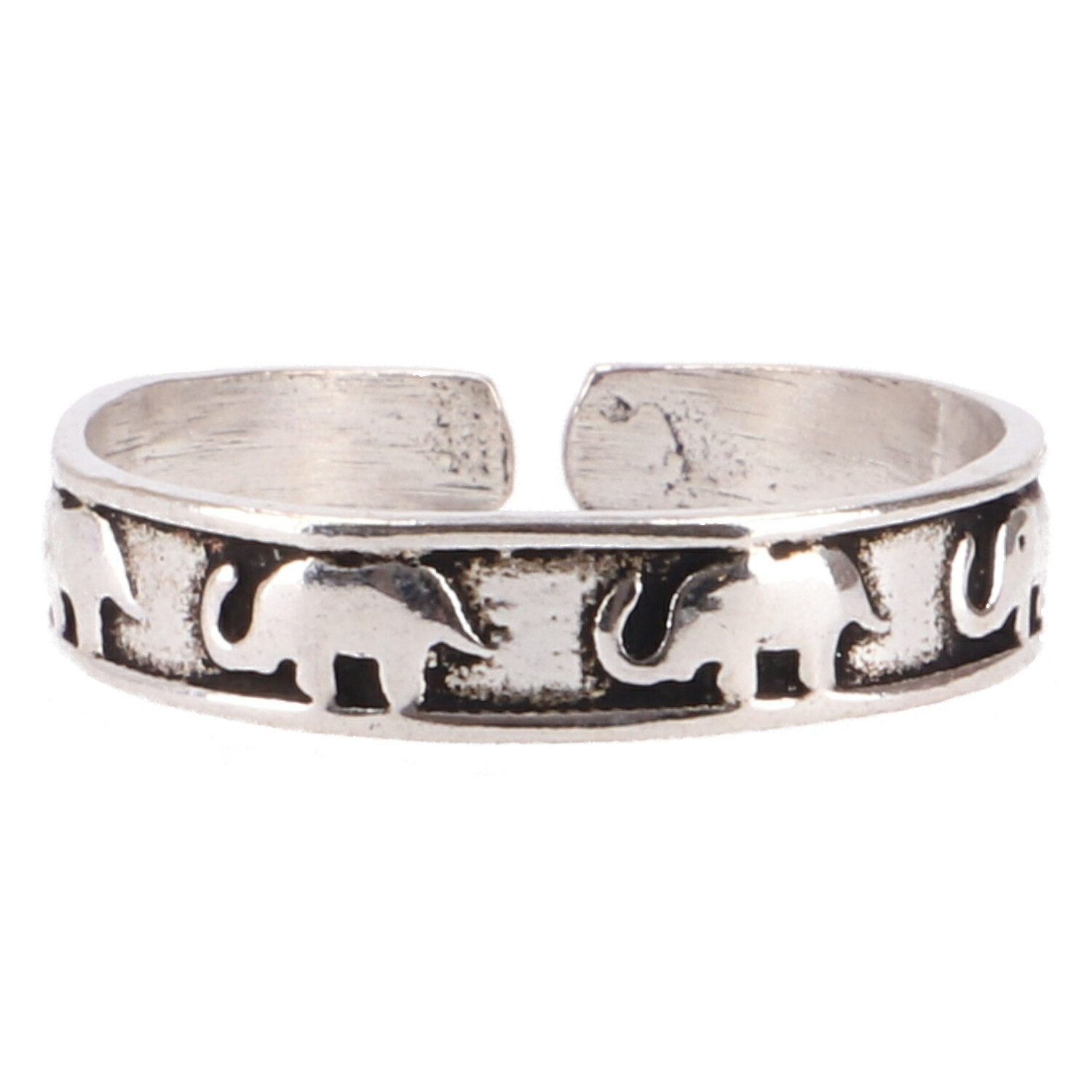 Guru-Shop Fingerring One Size Messing Modeschmuck Ring mit..