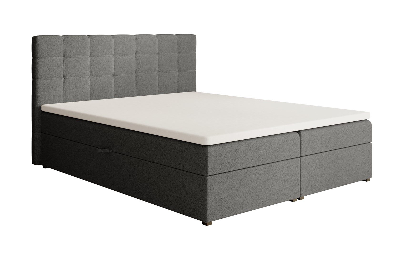 Beautysofa Boxspringbett Kontinentales mit Bettkasten TOPIQ günstig online kaufen
