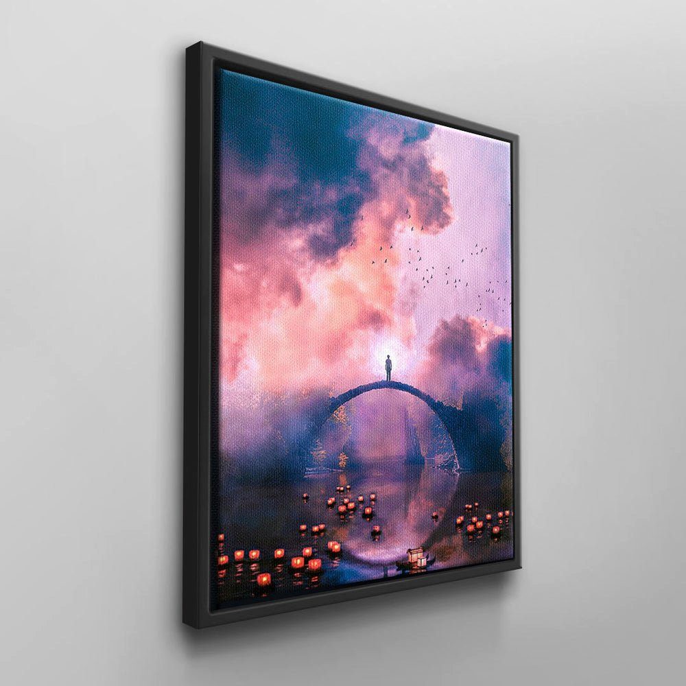 DOTCOMCANVAS® Leinwandbild, von schwarzer CANVAS DOTCOM Moderne Rahmen Wandbilder