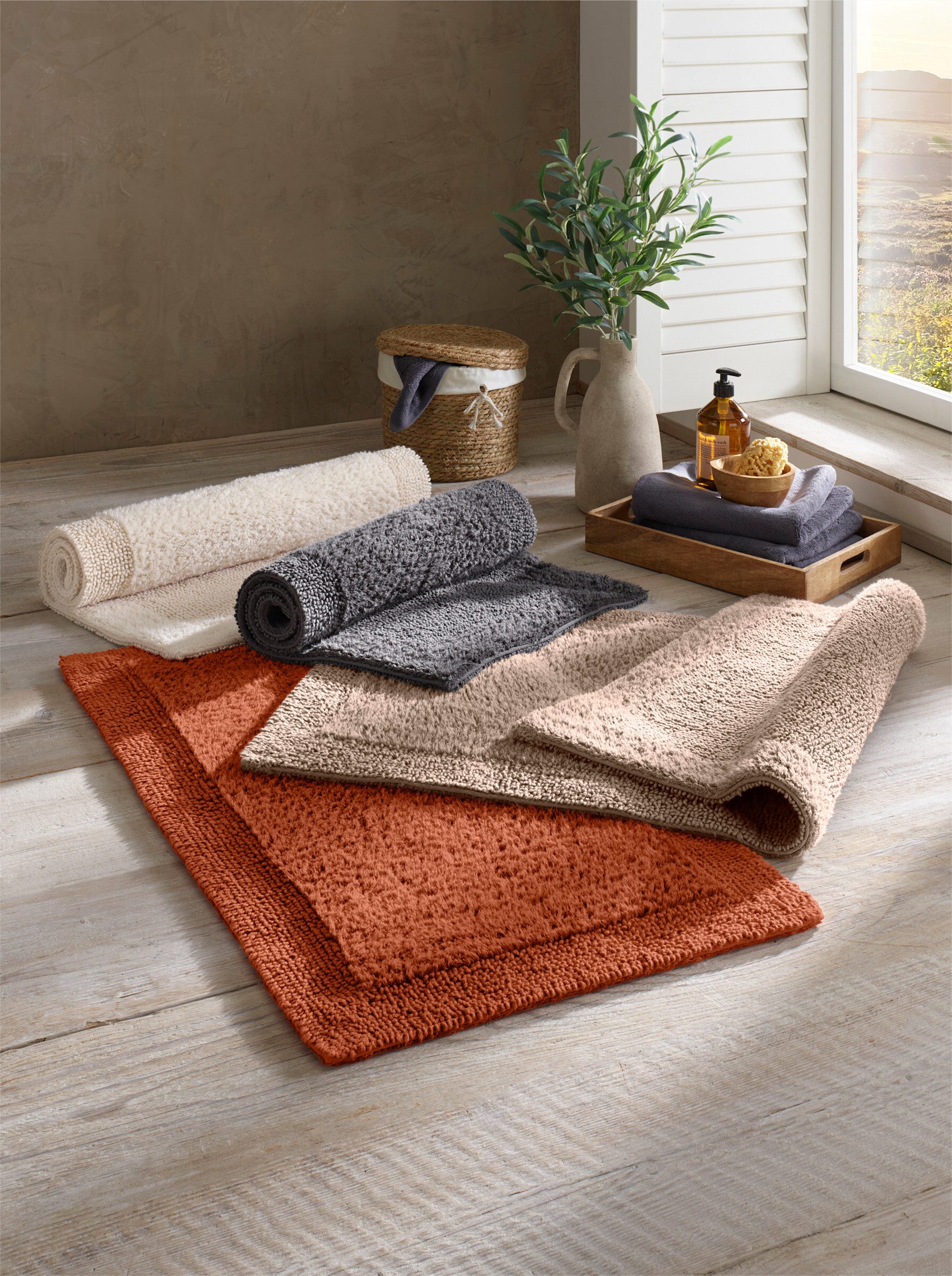 heine Badematte Badteppich, Höhe 10 mm, Baumwolle, Rechteckig