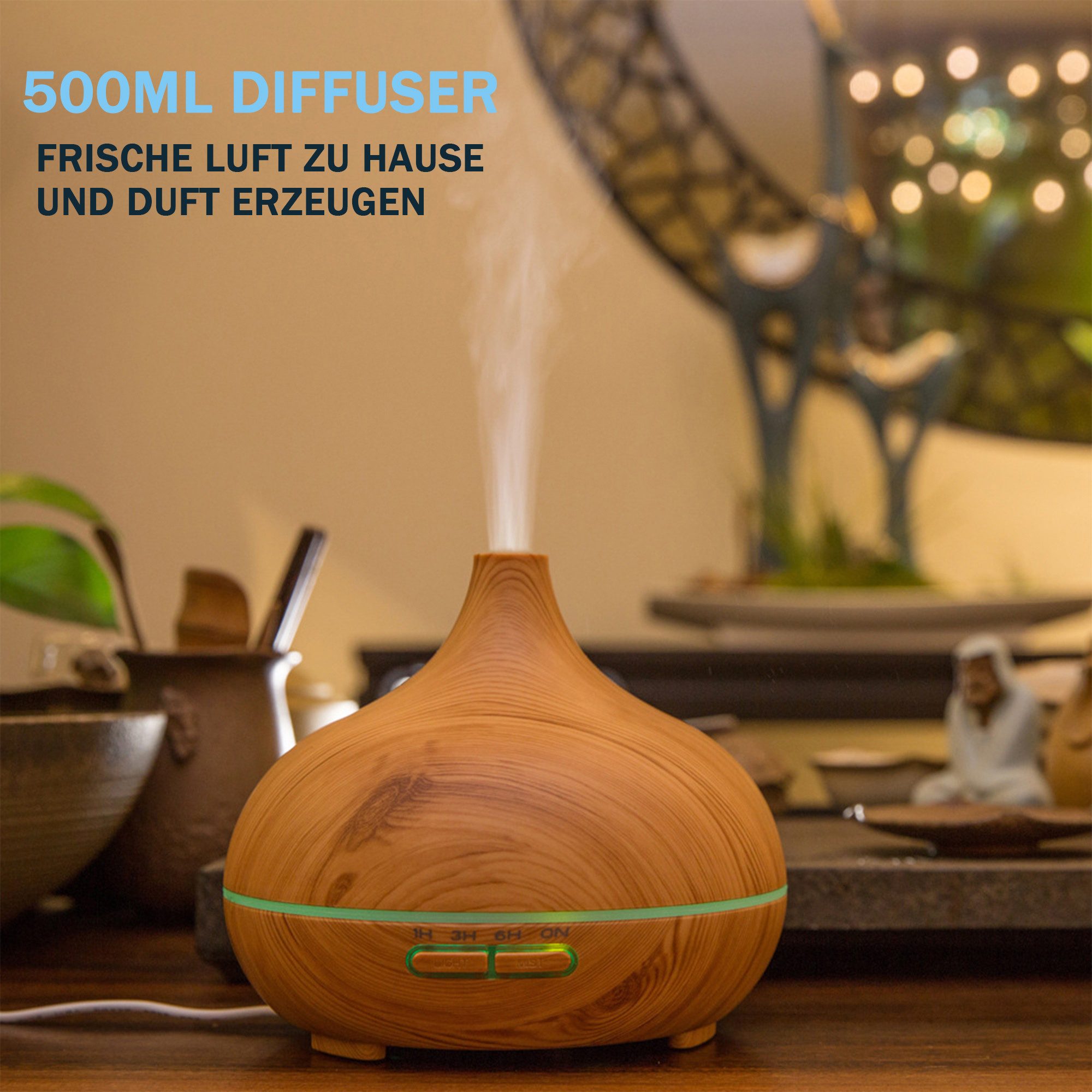 BRAIDOL Luftbefeuchter Diffuser Ultraschall Aroma Diffusor günstig online kaufen