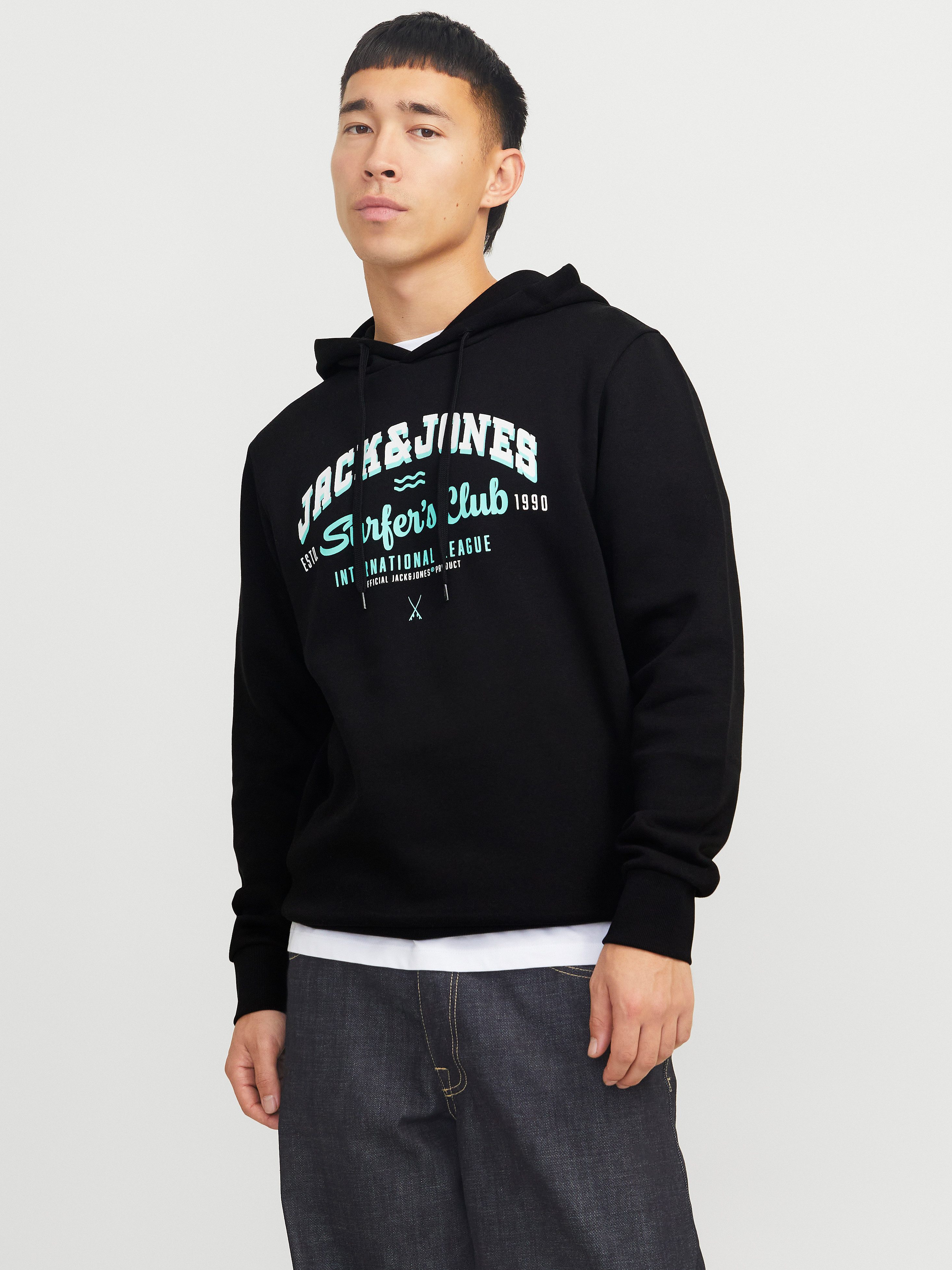 Jack & Jones Kapuzensweatshirt JJELOGO SWEAT günstig online kaufen
