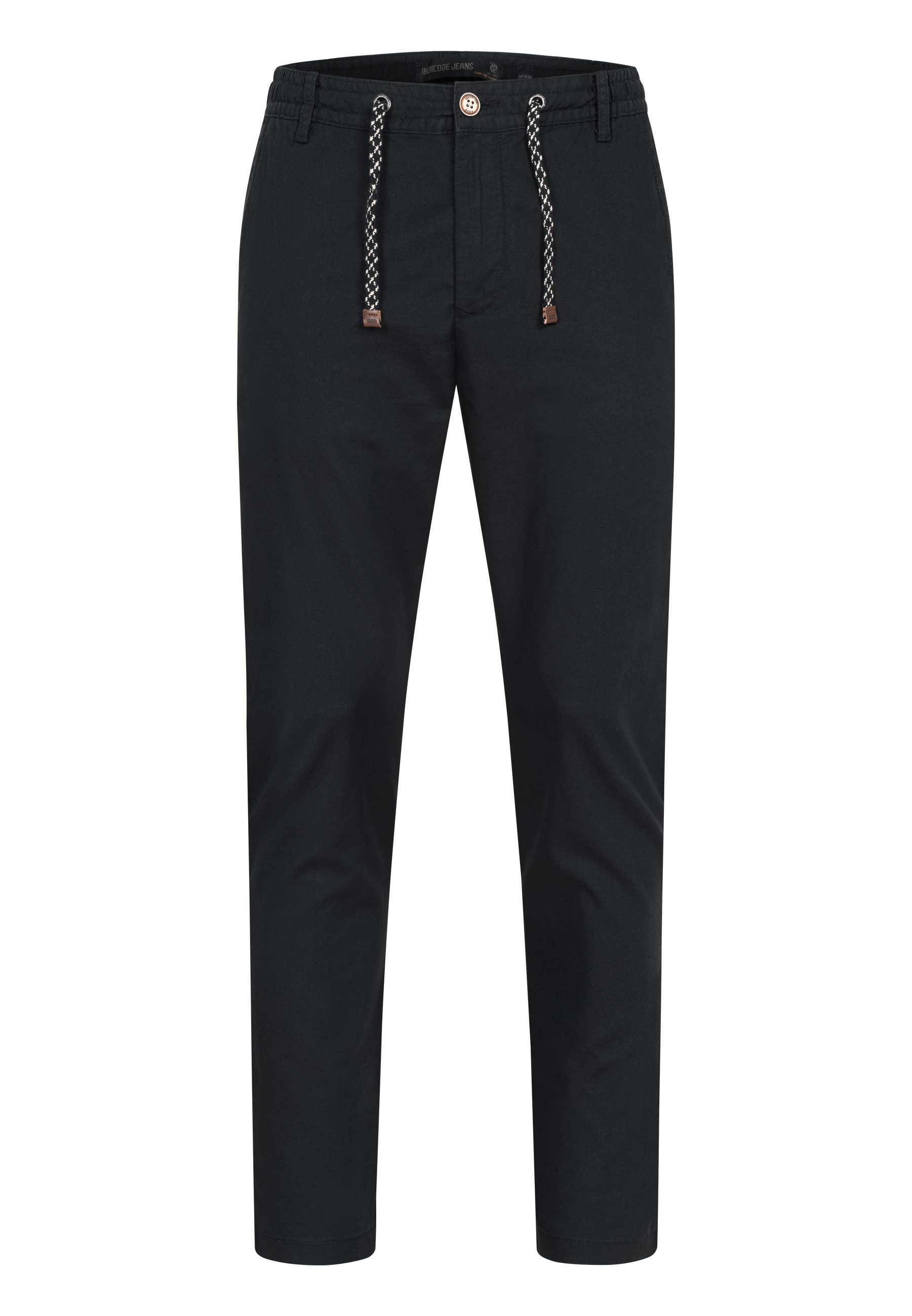 INDICODE Leinenhose Herren Veneto Sommerhose Leinen Herrenhose leichte Sommerhose mit Kordelzug – Bild 2 von 5