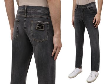 DOLCE & GABBANA 5-Pocket-Jeans DOLCE GABBANA JEANS DENIM COMFORT PANTS HOSE TROUSERS 5 POCKETS METAL