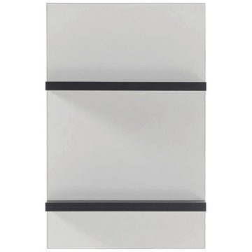 Lomadox Hängeschrank CHARLESTON-61 Bad Badezimmer Wandboard HängeregalAblage 40cm breit weiß schwarz