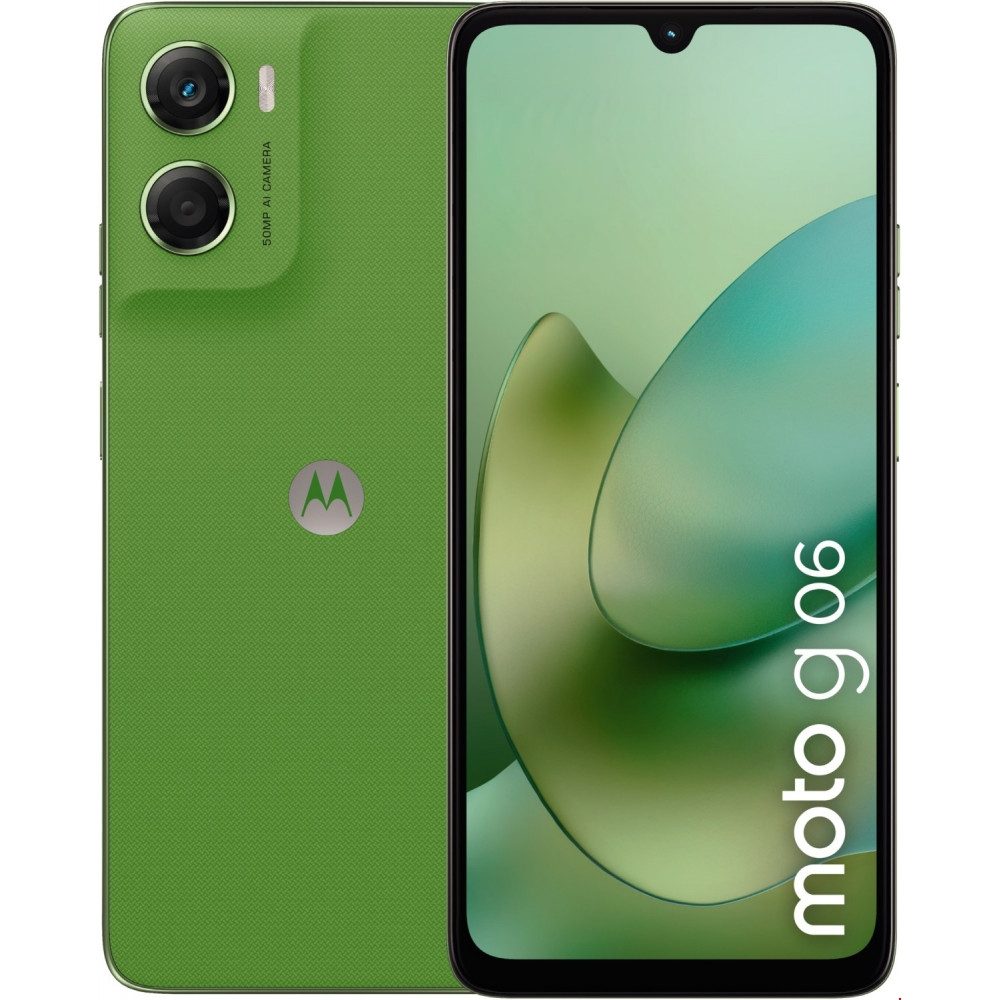 Motorola XT2535-14 Moto G06 256 GB / 4 GB - Smartphone - PANTONE tendril Smartphone (6,88 Zoll, 256 GB Speicherplatz)
