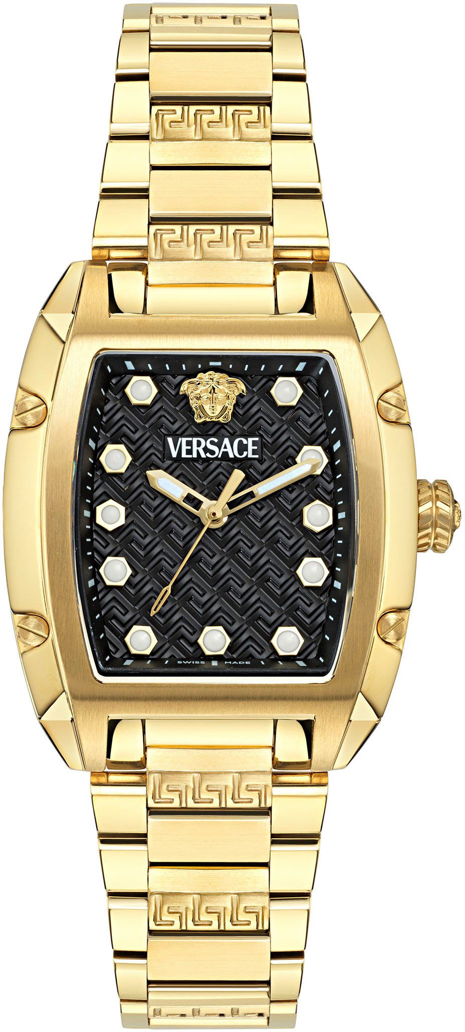 Versace Quarzuhr DOMINUS LADY VE8K00524, Armbanduhr, Damenuhr, Saphirglas, Swiss Made, Leuchtindizes, analog