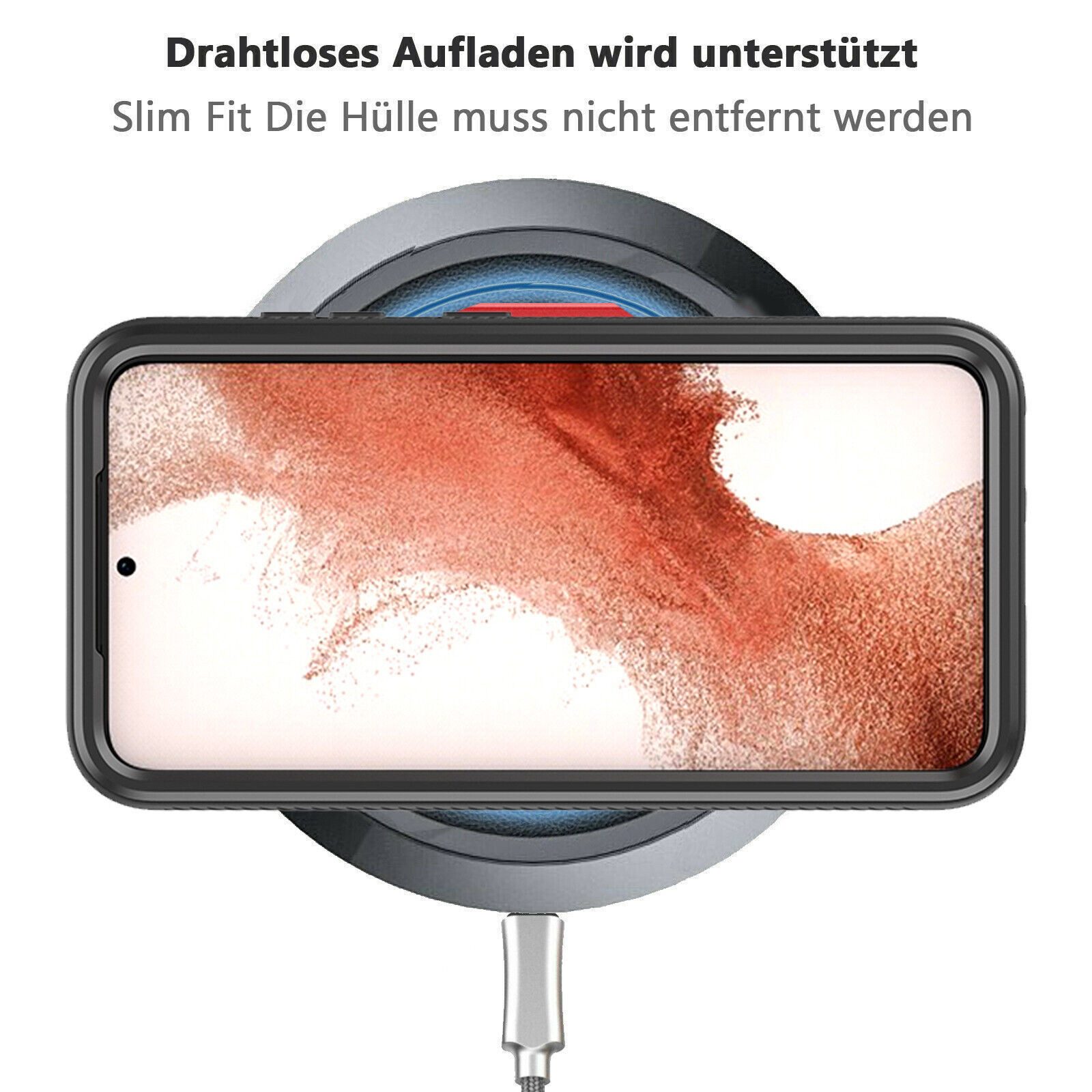 betterfon Handyhülle für Samsung Galaxy S23 TPU Case mit 360° Rundumschutz Displayschutz, 360 Grad Hülle mit Displayschutz und Fingerprint – Bild 4 von 5