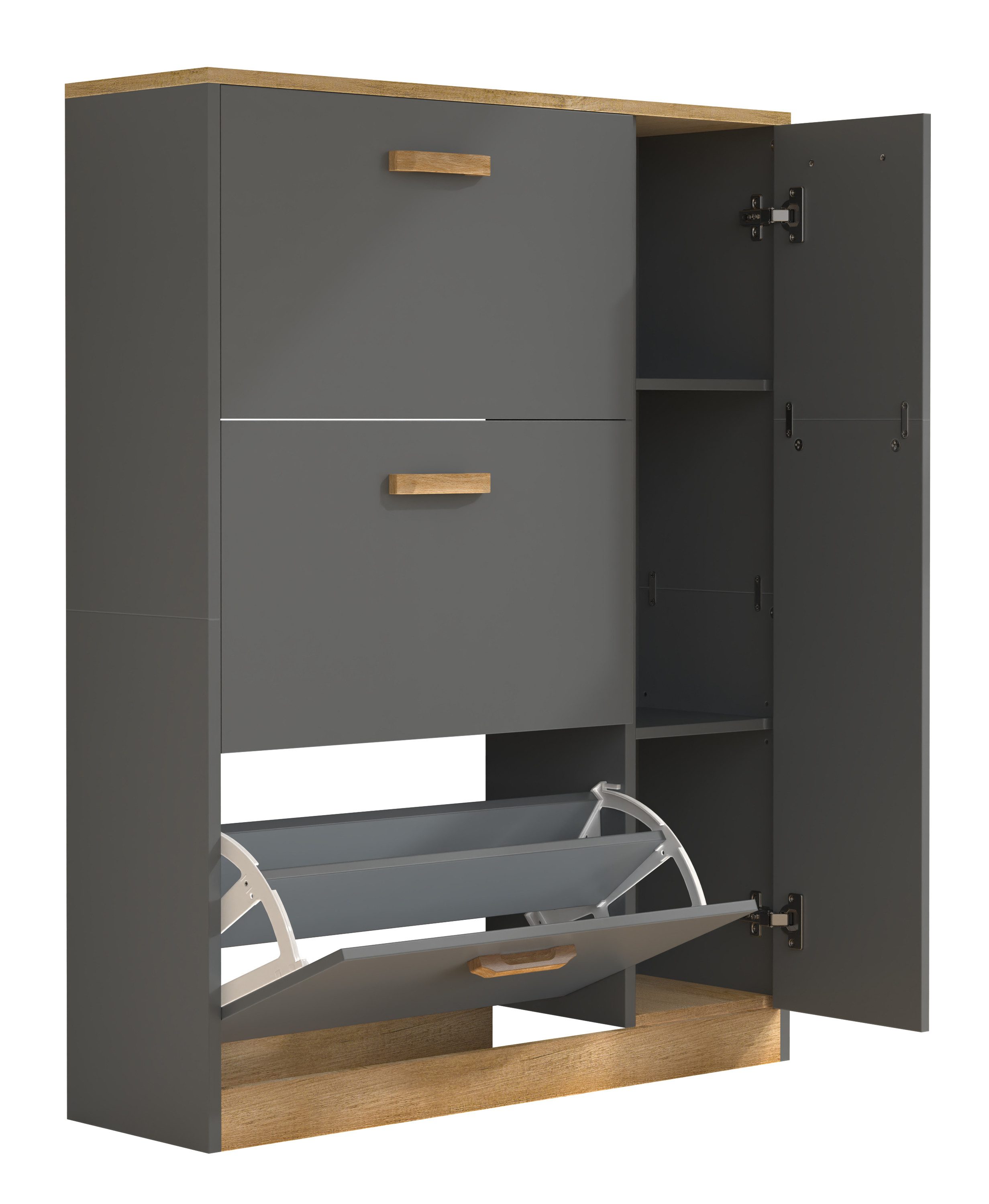 VCM Schuhschrank Holz Schuhregal Schuhschrank Schuhkipper günstig online kaufen