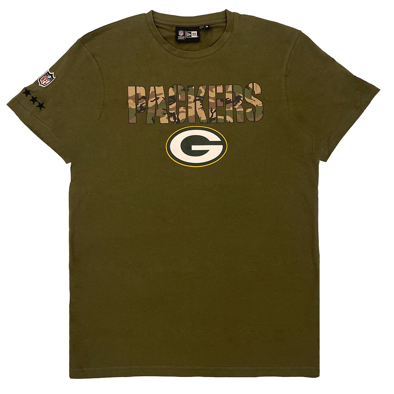 New Era T-Shirt NFL Greenbay Packers Camo Wordmark (1-tlg)