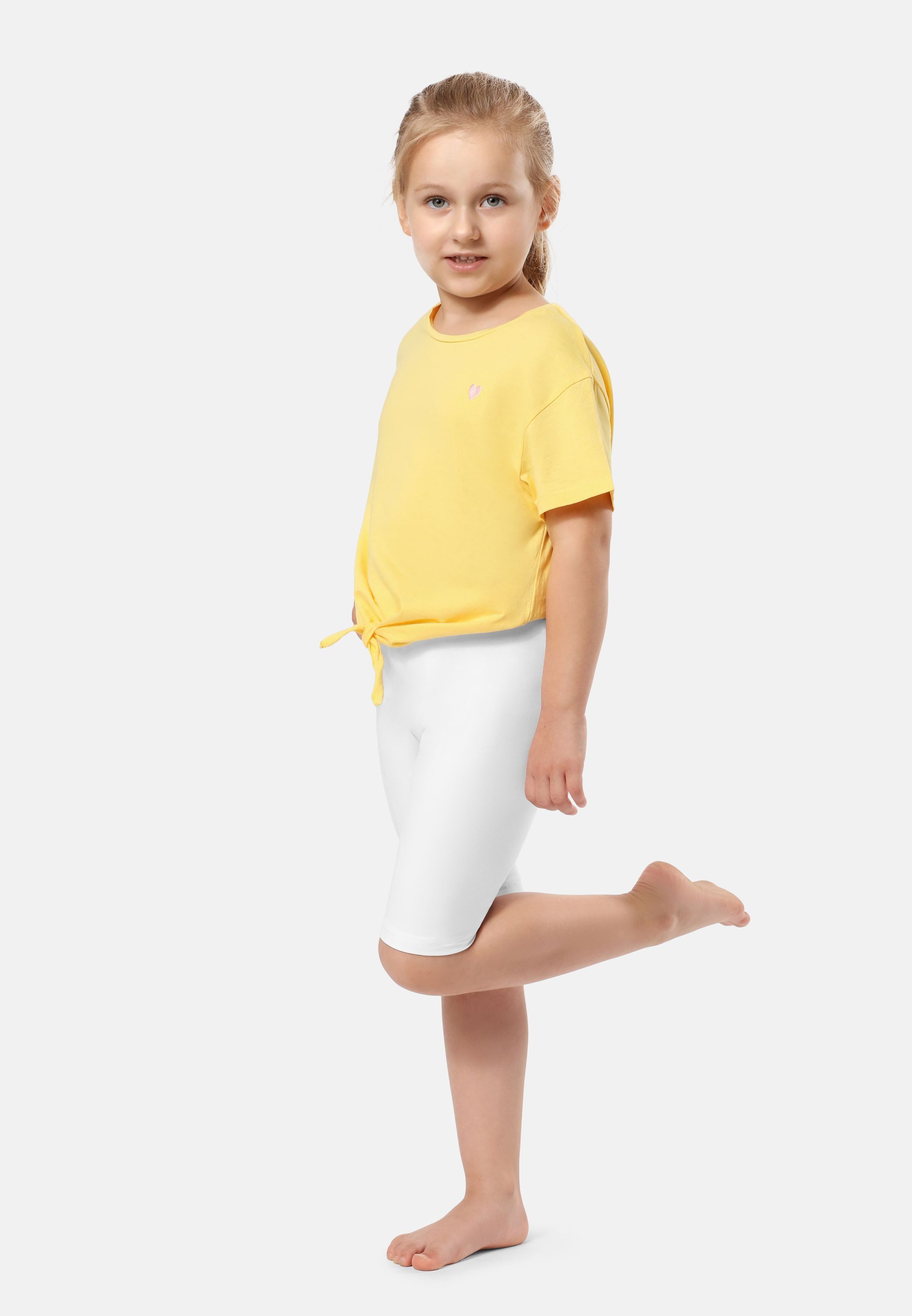 Merry Style Leggings Mädchen 3/4 Capri Leggings MS10-352 (1-tlg) elastischer Bund