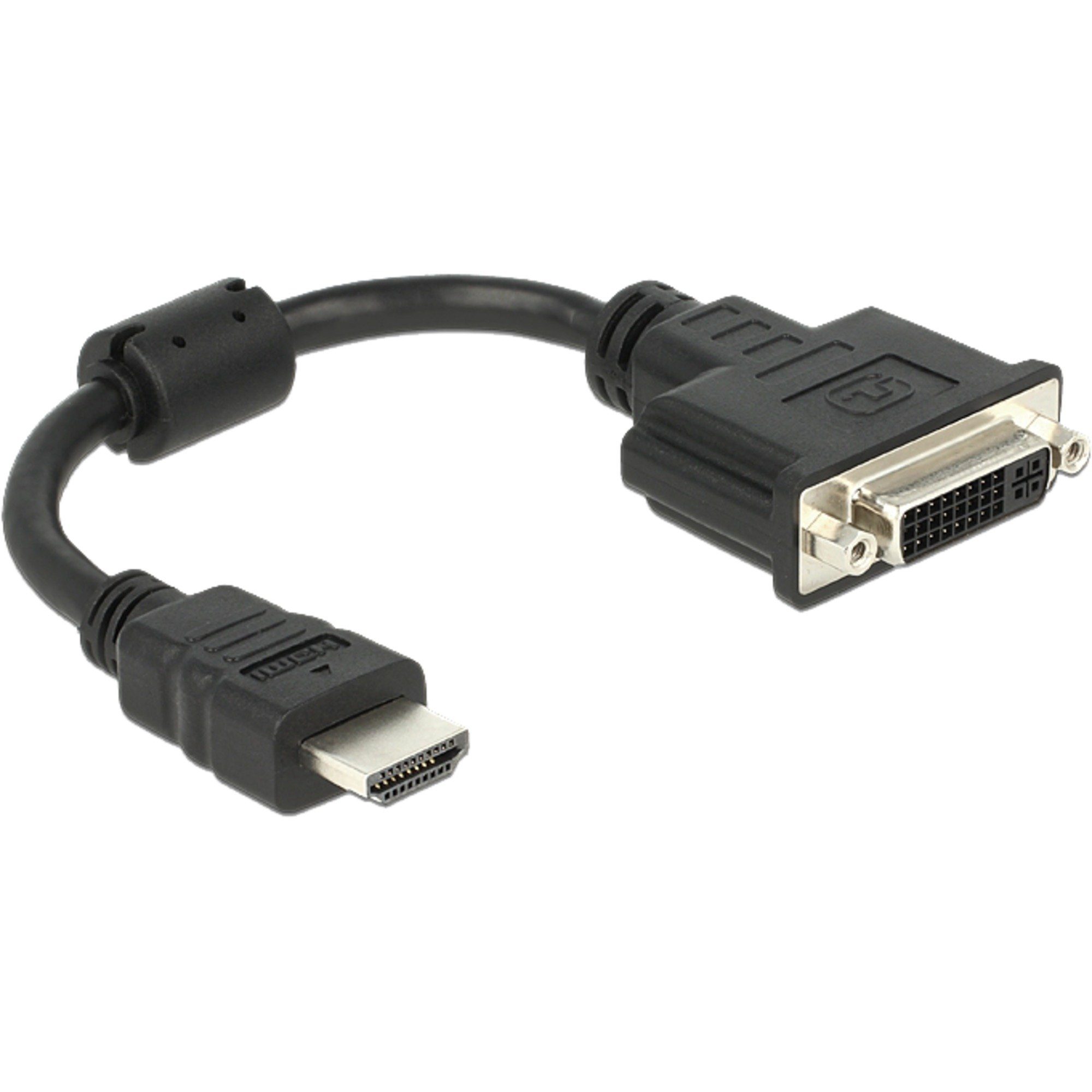 Delock DeLOCK Adapter HDMI (Stecker) > DVI 24+5 (Buchse), Audio- & Video-Adapter
