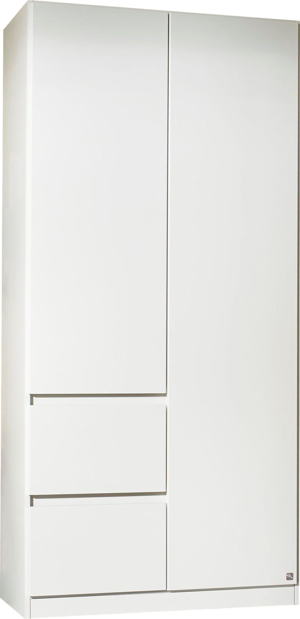 rauch Drehtürenschrank Kleiderschrank Schrank Garderobe Wäscheschrank Ankleide NIDDA (Breiten 91/136/181 cm, Höhe 197 cm) grifflose Front sowie Push-to-Open Funktion MADE IN GERMANY