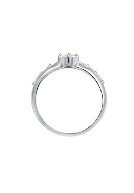 Elli Premium Fingerring Zirkonia Marquise 925 Silber