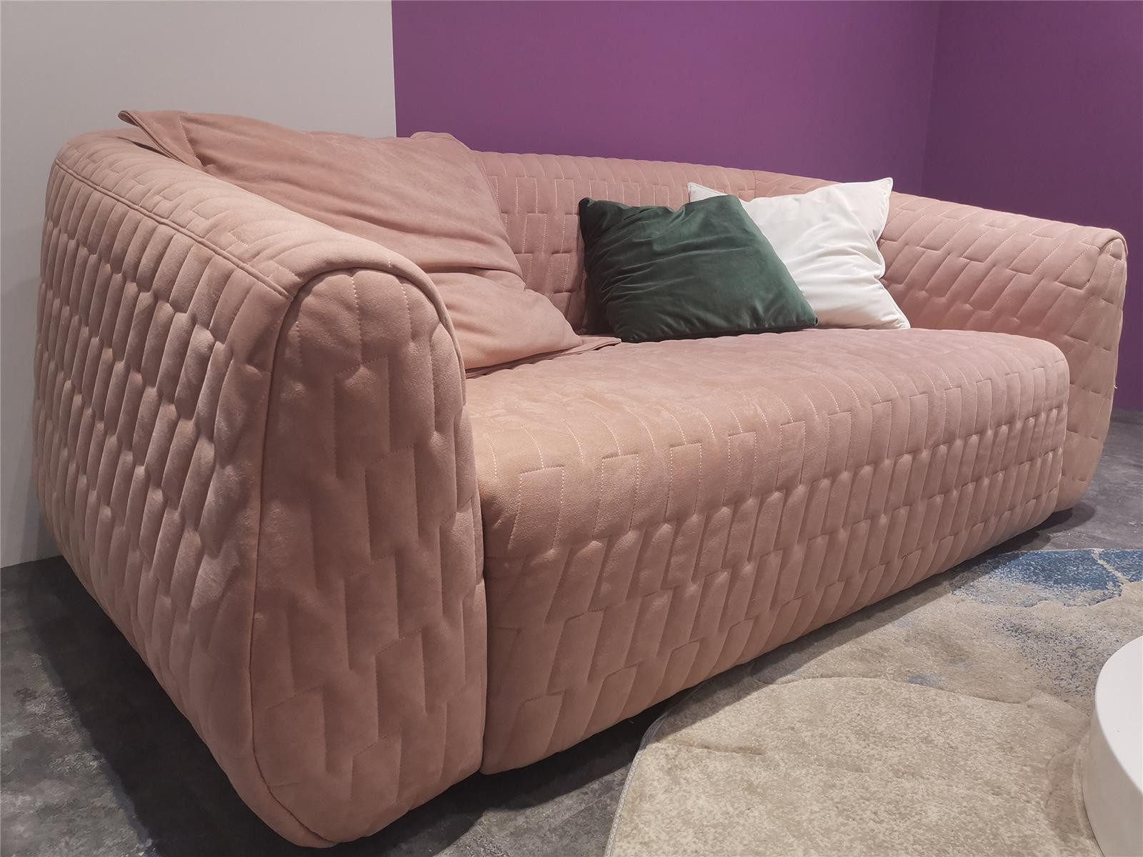 Xlmoebel Polstergarnitur Exklusives Stoffsofa in edler Farbgebung und modernem Design, (3-Sitzer + Sessel, 2-tlg., Sofa 3+1+1 Sitzer), Hergestellt in Europa