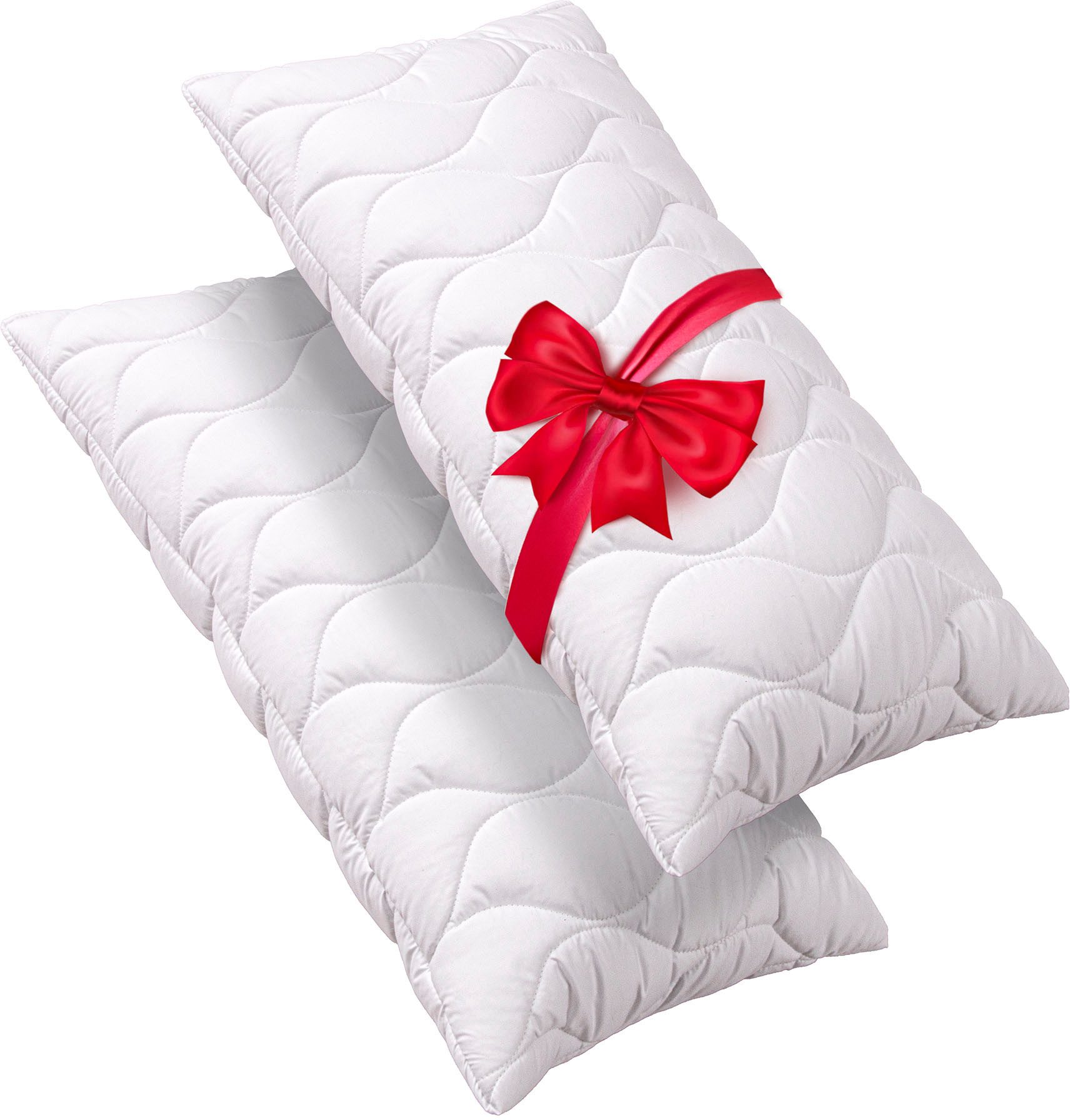 John Cotton Microfaserkissen 2für1, Kopfkissen, ein Kissen gratis, 40x80 cm günstig online kaufen