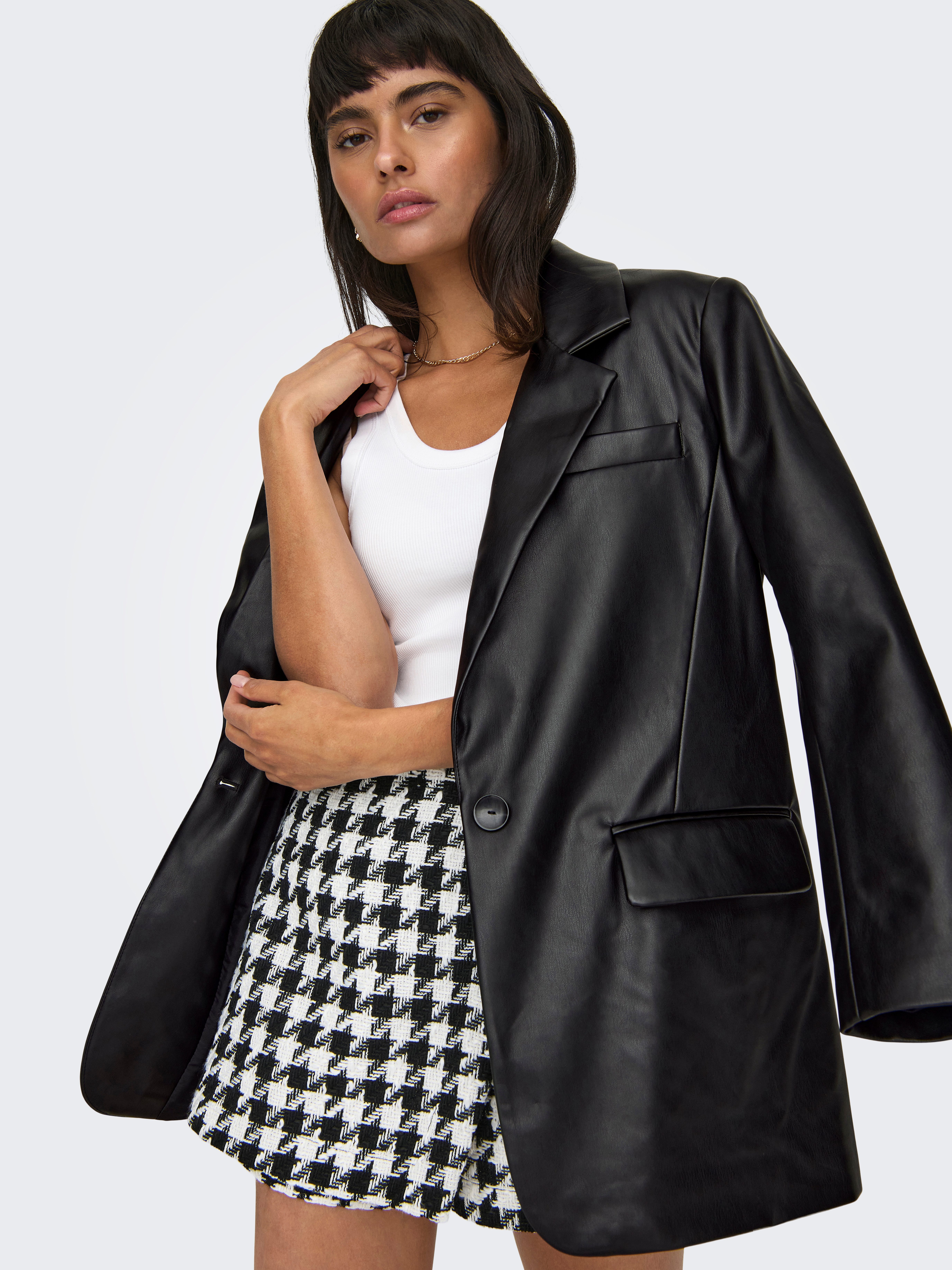 ONLY Lederimitat-Blazer ONLLANA L/S OVS FAUX günstig online kaufen
