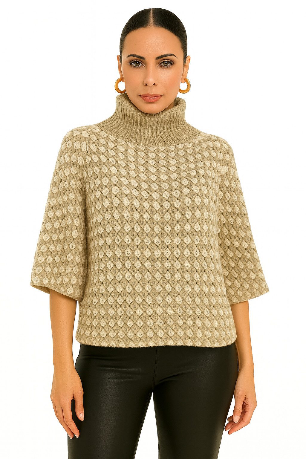Worldclassca Strickpullover WORLDCLASSCA Damen Strickpulllover mit Stehkrag günstig online kaufen