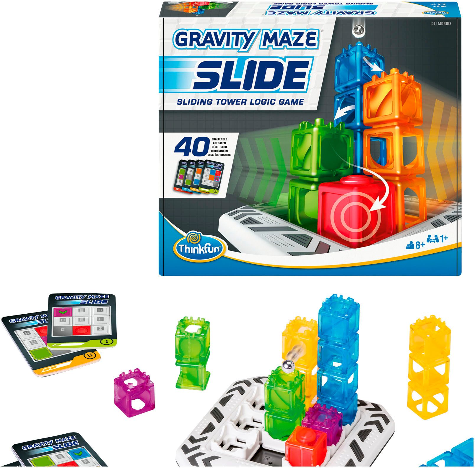 Thinkfun® Spiel ThinkFun Gravity Maze Slide, Logikspiel