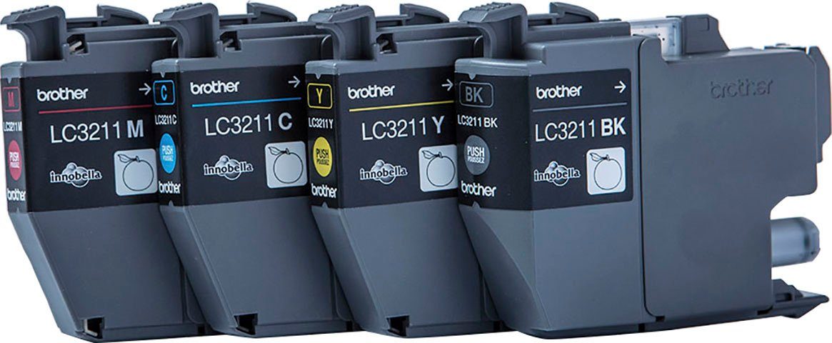 Brother LC-3211 Value Pack Tintenpatrone (Packung, 4-tlg)