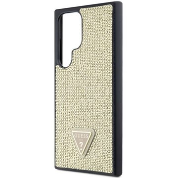 Guess Smartphone-Hülle Guess Rhinestone Triangle für Samsung Galaxy S24 Ultra Schutz Hülle