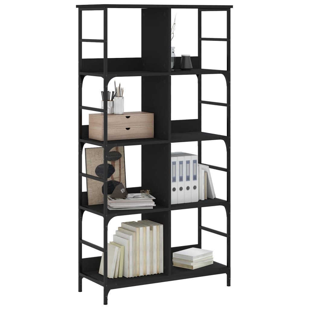 vidaXL Bücherregal Bücherregal Schwarz 78,5x33x153 cm günstig online kaufen