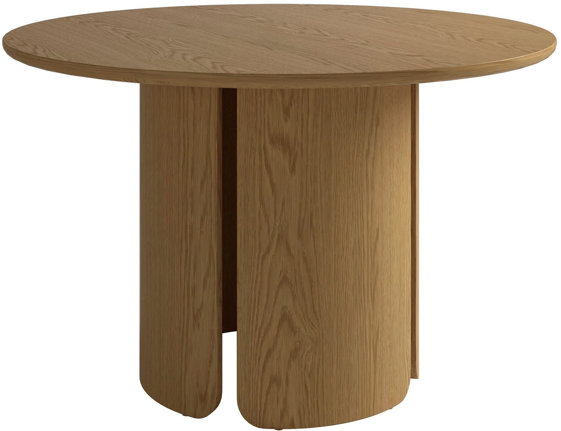 SCHÖNER WOHNEN-Kollektion Esstisch HARSTAD (1-St), 120 cm, mit variabel montierbarem Untergestell