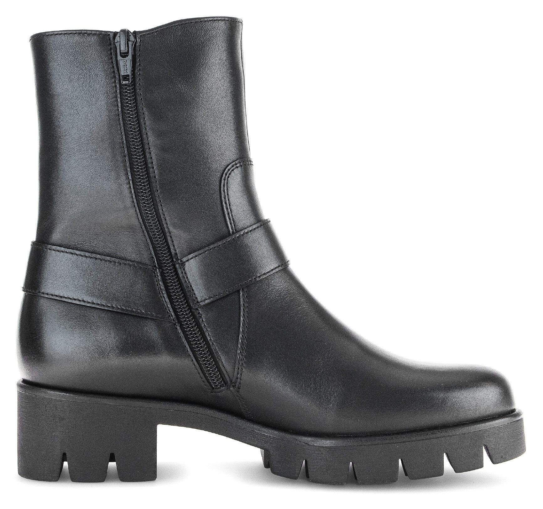 Gabor Bikerboots, Blockabsatz, Stiefelette, Boots mit Nieten besetzt