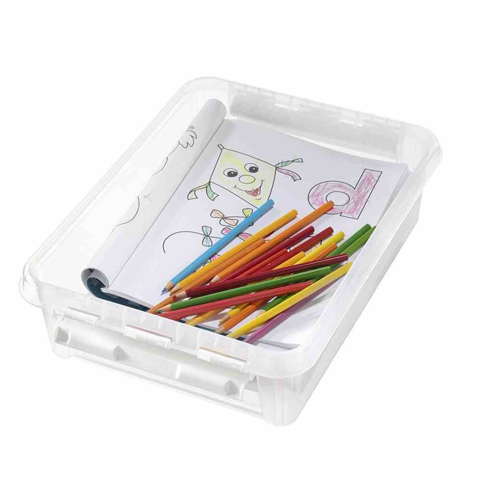 Orthex Aufbewahrungsbox Clipbox transparent flach 8 l SmartStore Home 14