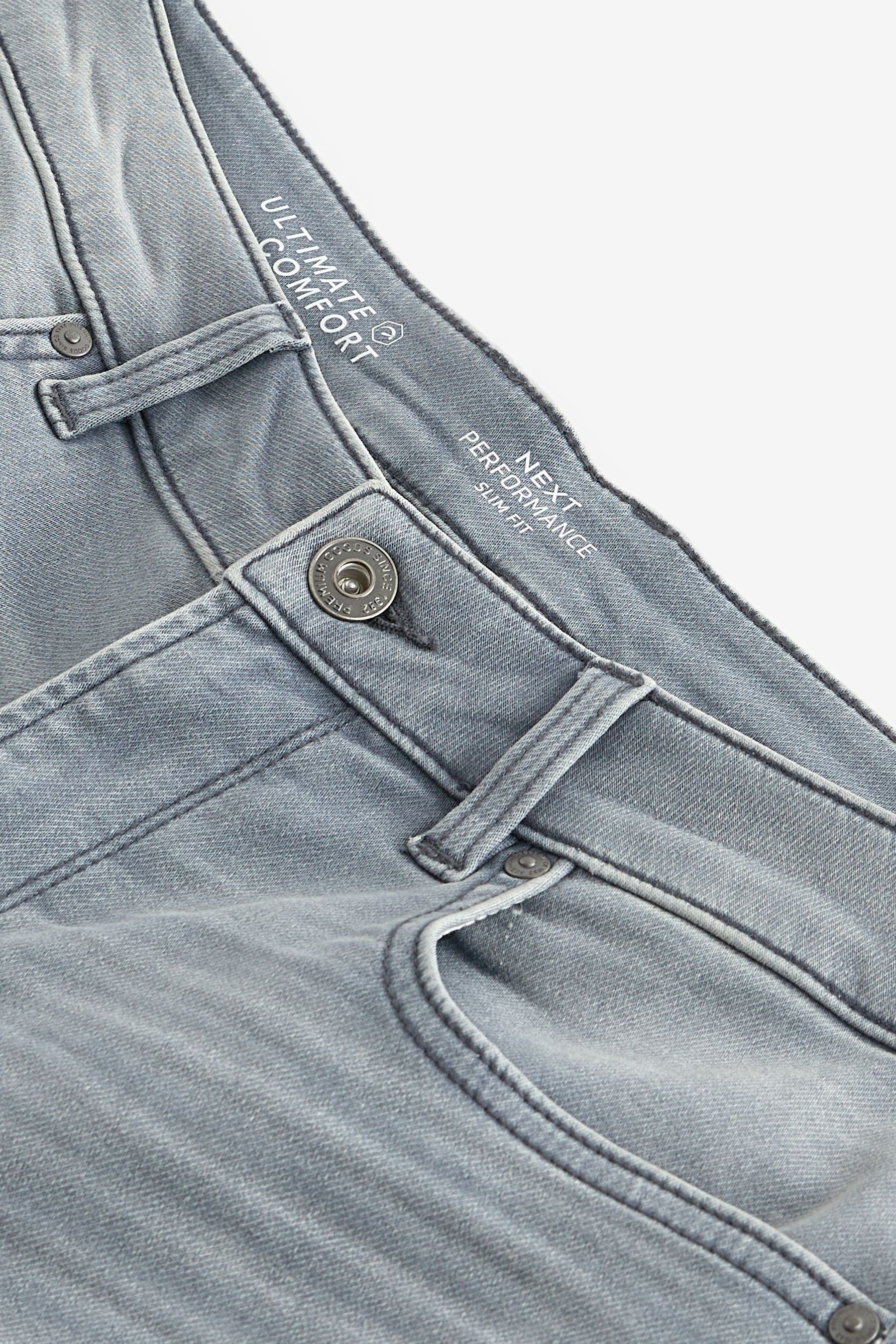 Slim - Blue Stretch Light Jeans Next Motion (1-tlg) Slim-fit-Jeans Flex