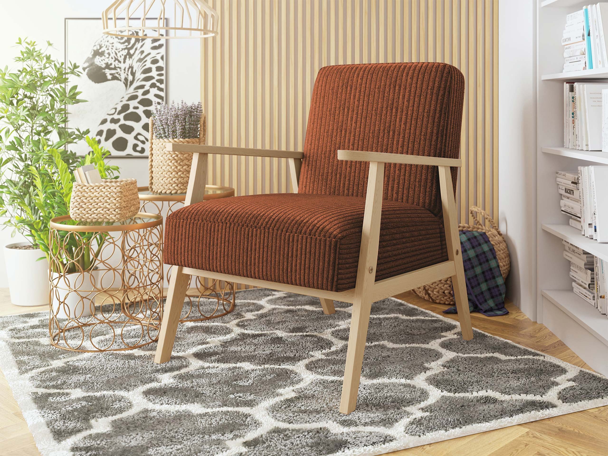 MIRJAN24 Sessel Retro Cord (mit Wellenfeder), günstig online kaufen