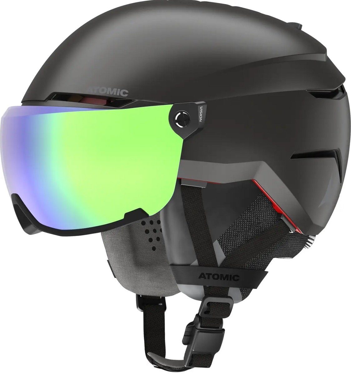 Skihelm Atomic Savor Amid Visor HD Black Skihelm Snowboardhelm AN5005708