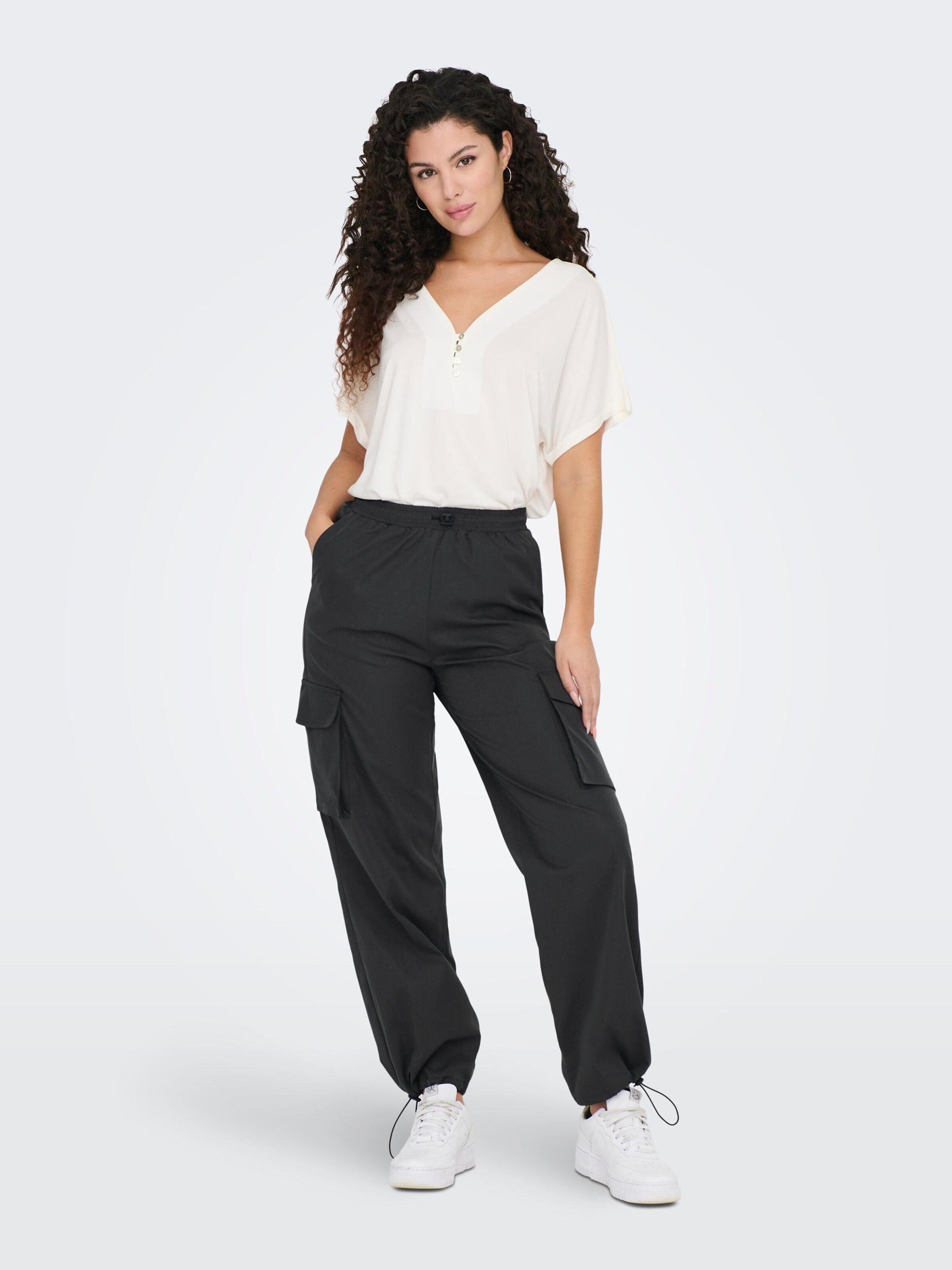 ONLY Cargohose ONLCashi (1-tlg) Drapiert/gerafft