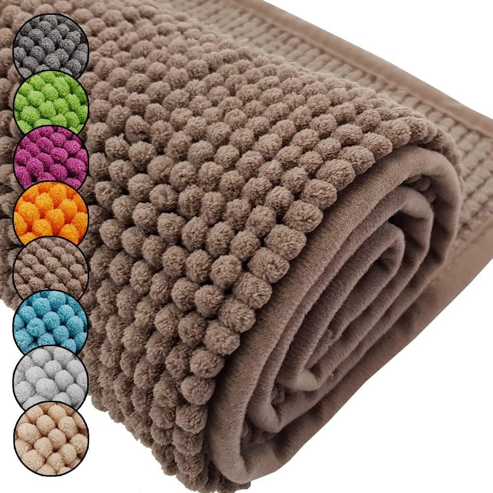 Waidmeister Badematte Waidmeister Badematte Wellnes Chenille Badezimmerteppich, rutschhemmend beschichtet, Polyester, Rutschfest, Saugstark