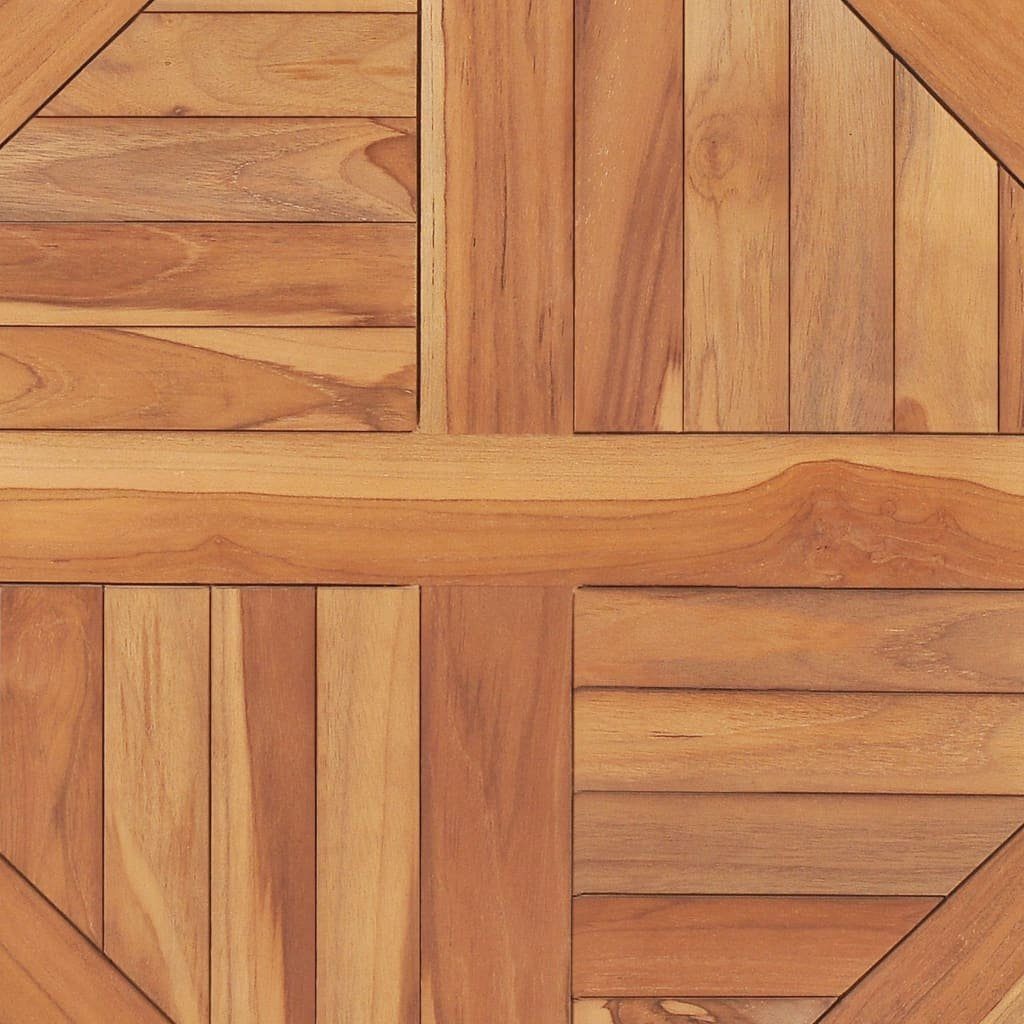 furnicato Tischplatte Massivholz Teak Rund 60 2,5 cm (1 St) cm