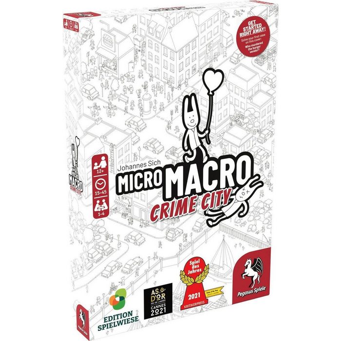 Pegasus Spiele Spiel MicroMacro: Crime City (Edition Spielwiese) (English Edition)