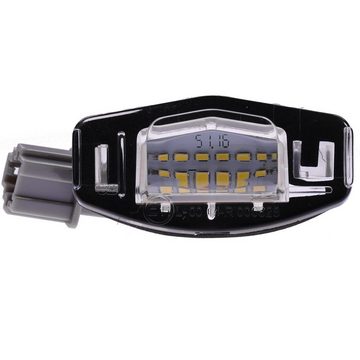 Vinstar KFZ-Ersatzleuchte LED Kennzeichenbeleuchtung E-geprüft für HONDA, kompatibel mit: HONDA Civic 01-11 Accord Legend FR-V HR-V