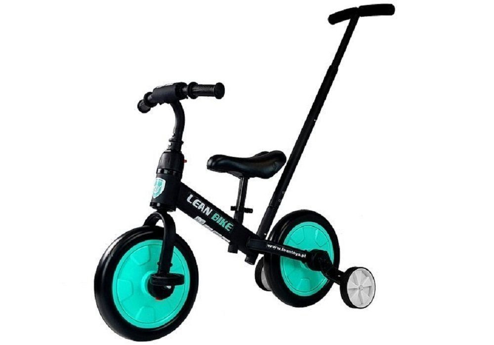 Toys 3in1 LEAN schwarz-grün Dreirad Dreirad