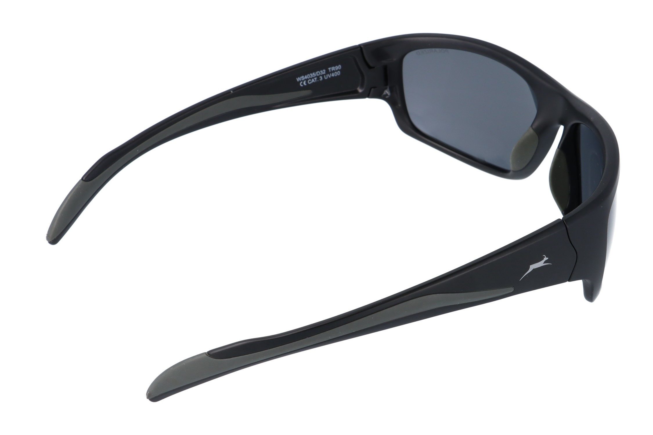 Gamswild Sonnenbrille UV400 Sonnenbrille Fahrradbrille extra breite Bügel Damen Herren Modell WS4035 in schwarz, blau, grau-türkis