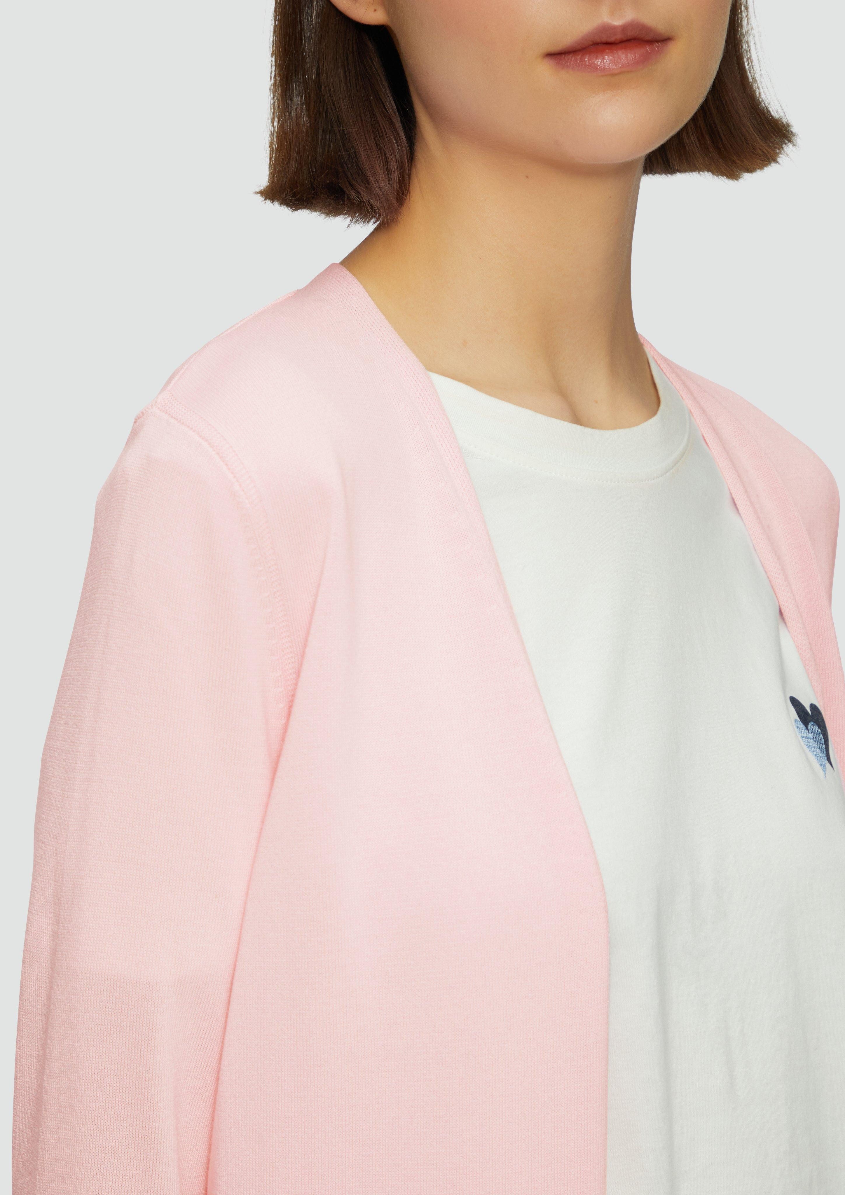 s.Oliver Strickjacke Cardigan aus Viskose-Baumwollmix günstig online kaufen