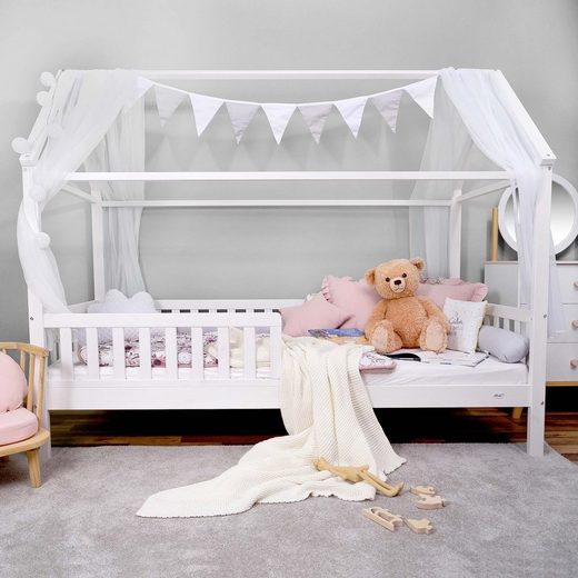 ALCUBE Hausbett, Kinderbett 90x200 cm - Einrichtungsbeispiel