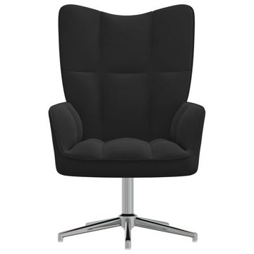 vidaXL Sessel Relaxsessel Schwarz Samt (2-St)