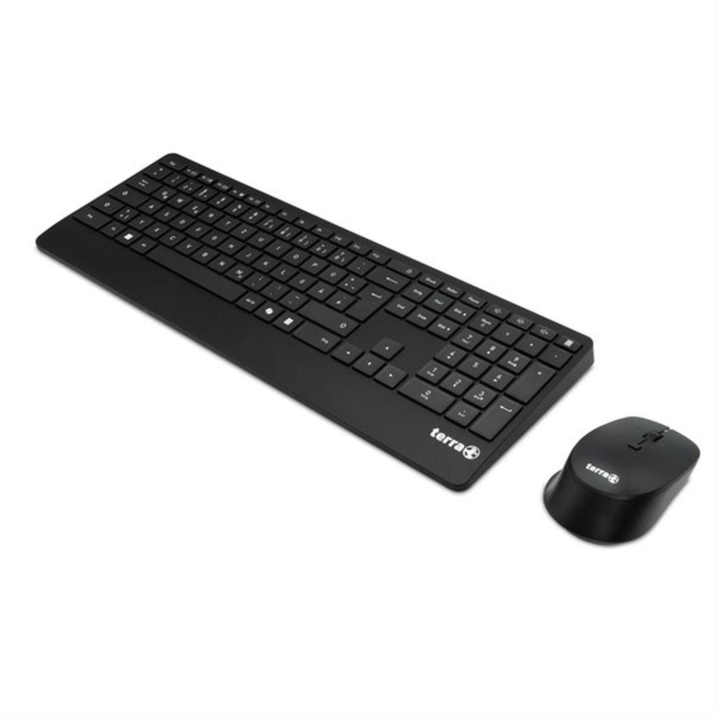 TERRA TERRA Desktop 4000 Wireless AES [DE] USB black Copilot Tastatur+Maus Wireless-Tastatur