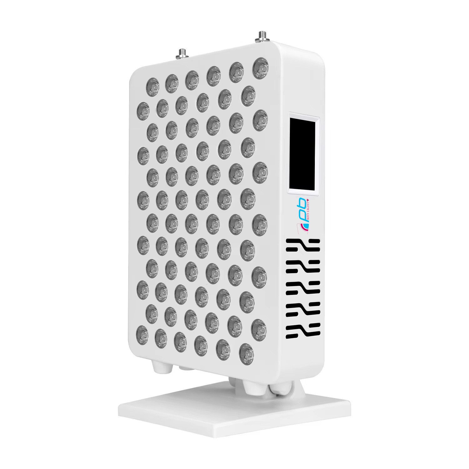 pb Red Light Rotlicht-Panel 1, Touchscreen, Fernbedienung, App, EMF-frei: 0,0 µT, 3 Jahre Garantie, 9 Wellenlängen (R+NIR+ Spectrum) 480, 590, 630, 660, 670, 810, 830, 850, 1060 nm, 5-tlg., Schutzbrille, Fernbedienung, Batterie, Aufhängeset, auch für Haustiere, Schmerzlinderung, Entzündungsreduktion, Muskelverspannung, Schlaf