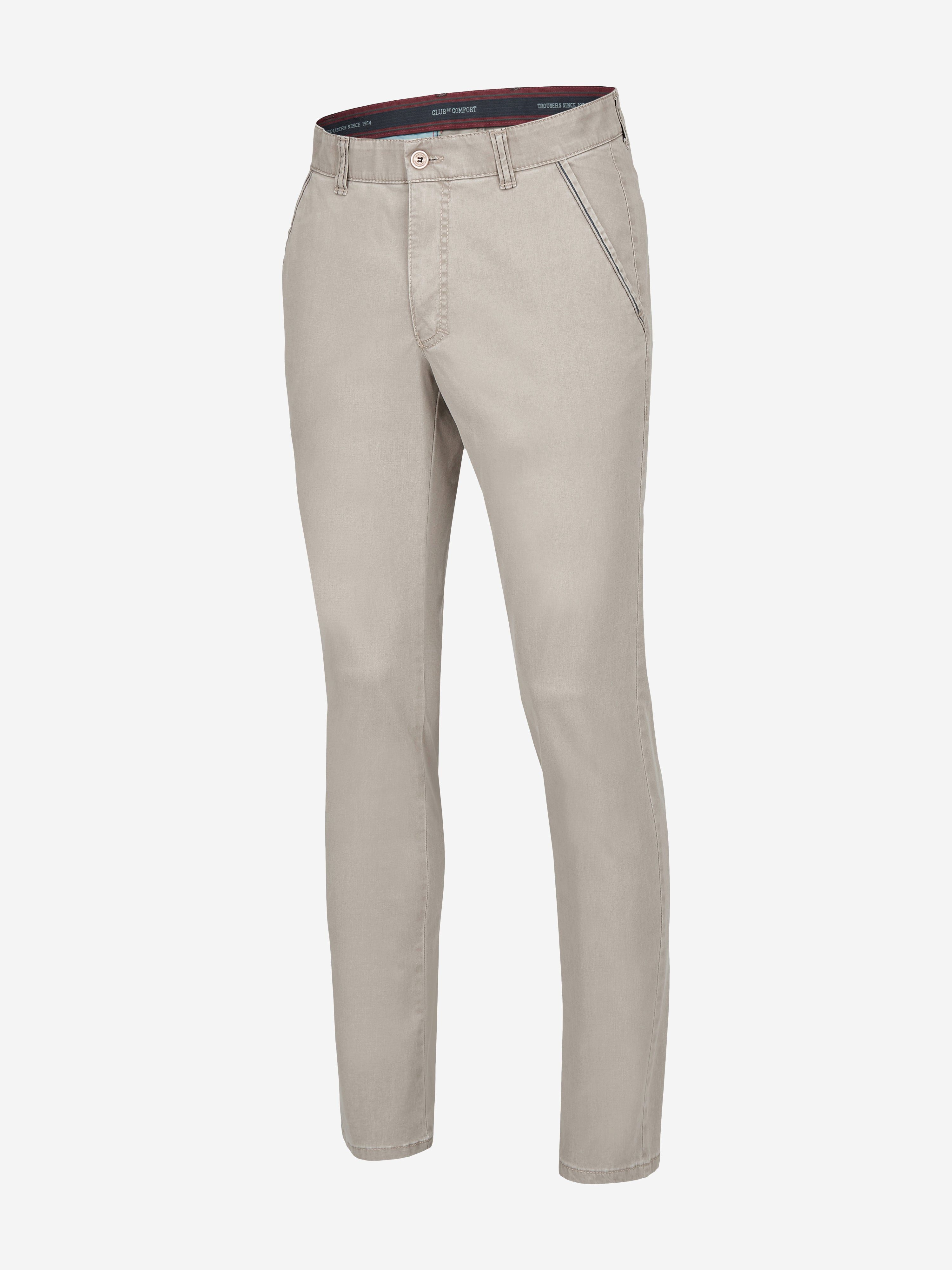 Club of Comfort Chinohose GARVEY 6701_28_245 Herrenhose ["Chino als einfach gestylte Hosenform, die die Balance zwischen