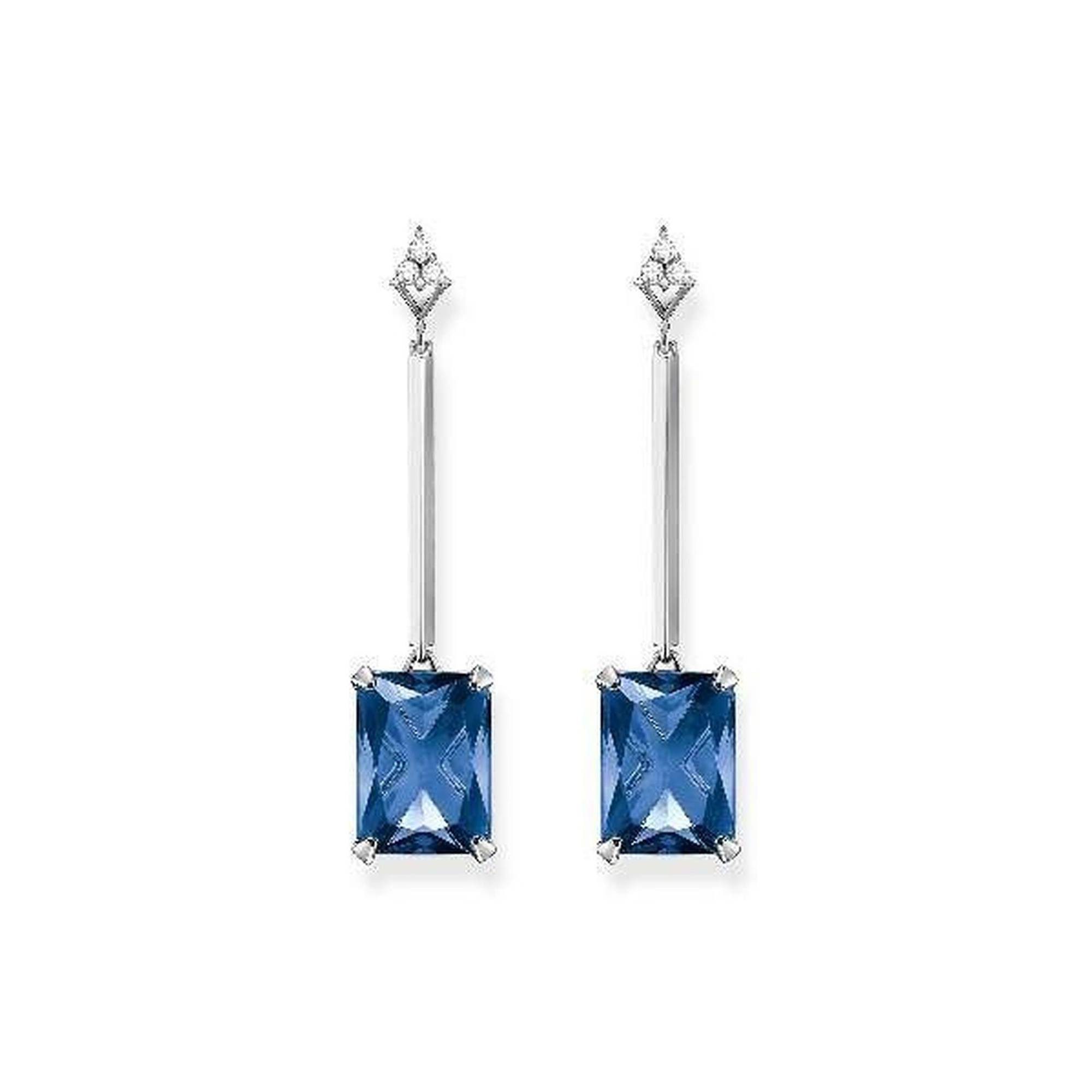 THOMAS SABO Paar Ohrhänger blue stone