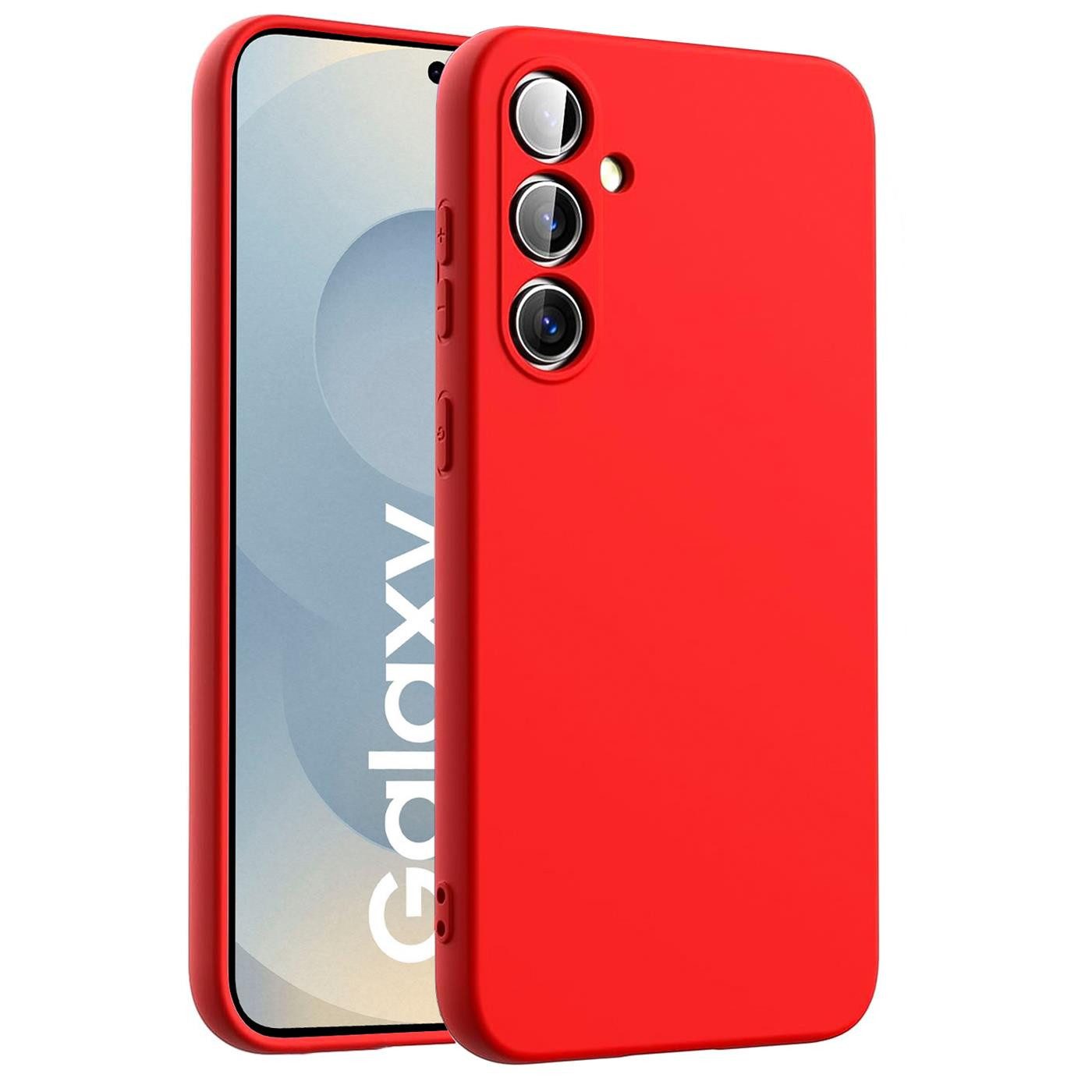 CoolGadget Handyhülle Silikon Colour Series Slim Case für Samsung Galaxy S25 FE 6,7 Zoll, Hülle weich Handy Cover für Samsung S25 FE Schutzhülle