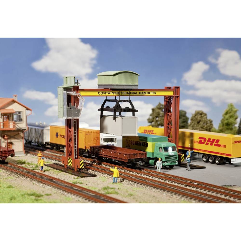 Faller Modelleisenbahn-Gebäude 131368 H0 Containerbrückenkran