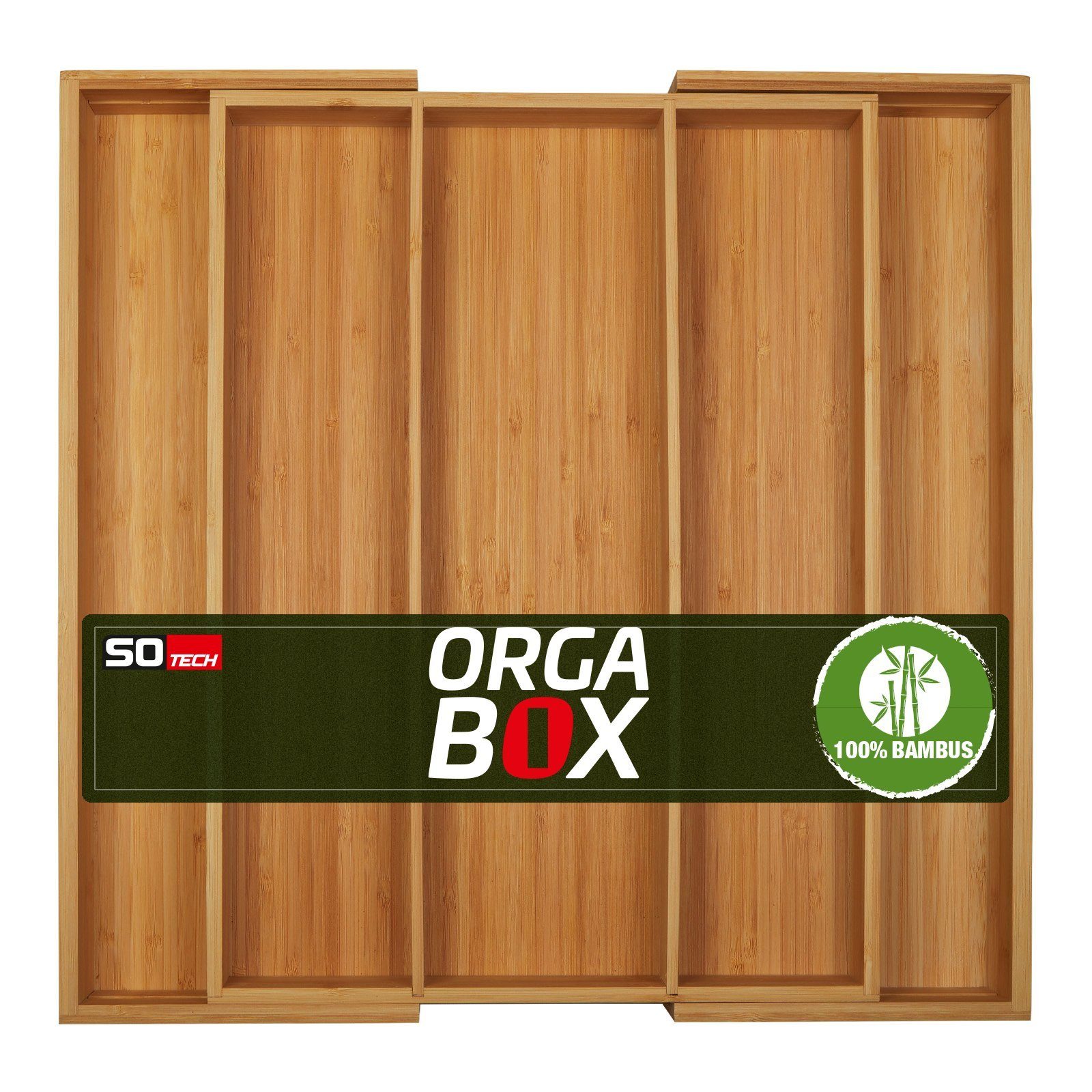 SO-TECH® Besteckeinsatz ORGA-BOX® III Universal Bambus günstig online kaufen